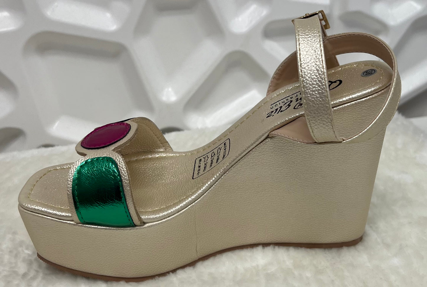 Gold Light Platform with Colors