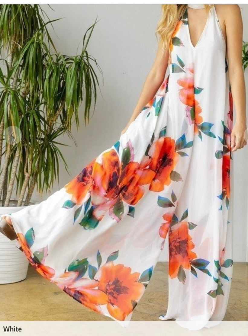 Floral Jumpsuit