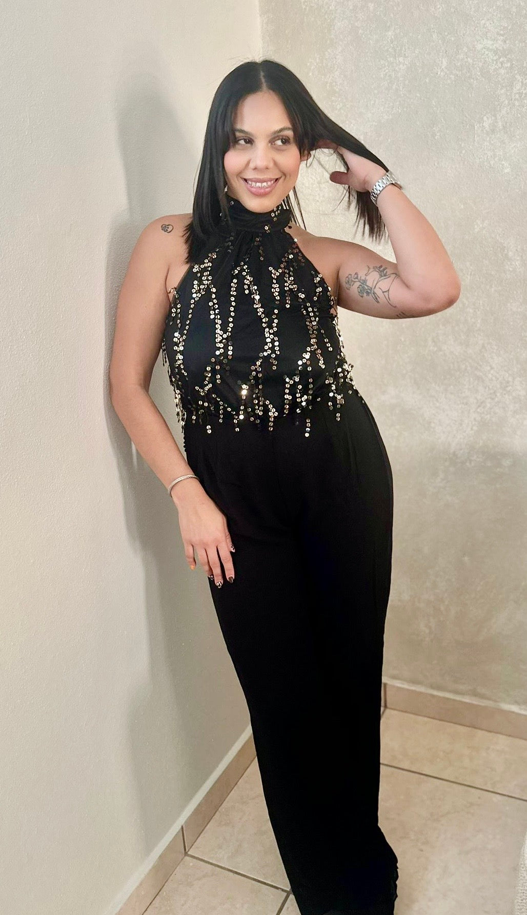 Merry Glitter Jumpsuit