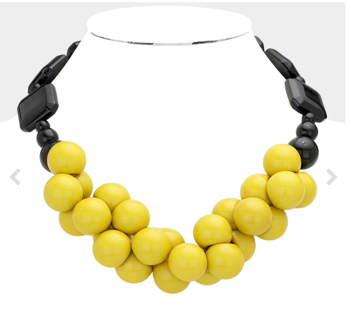 Ball Cluster Necklace