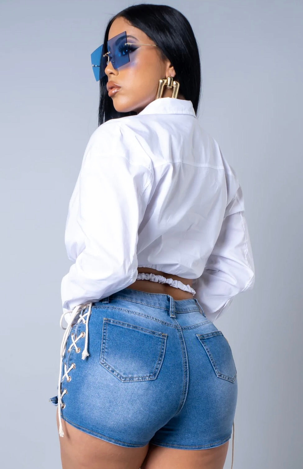Denim Short Medium Wash