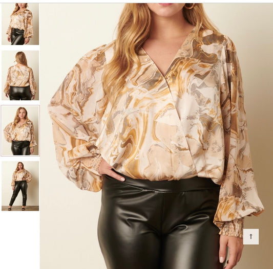 Plus Marble Print Mix