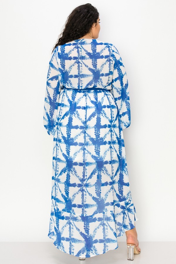 Royal Blue and White Suit